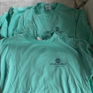 TWO SIMPLY SOUTHERN SHIRTS BOTH SIZE MEDIUMS